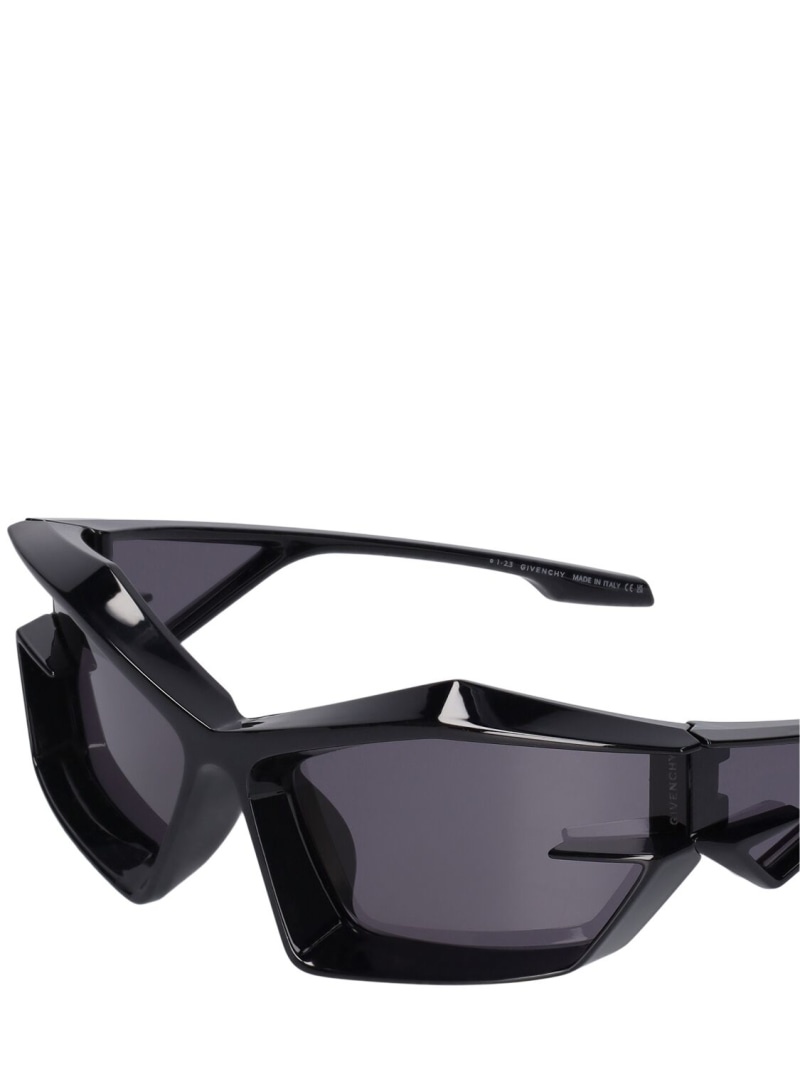 Giv Cut geometric shiny sunglasses - 3
