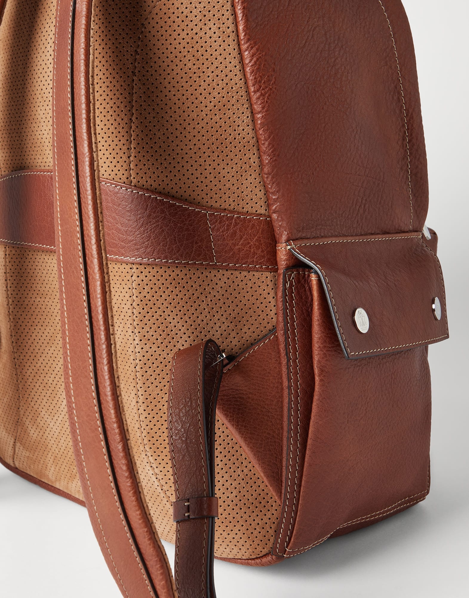 Grained calfskin travel backpack - 3