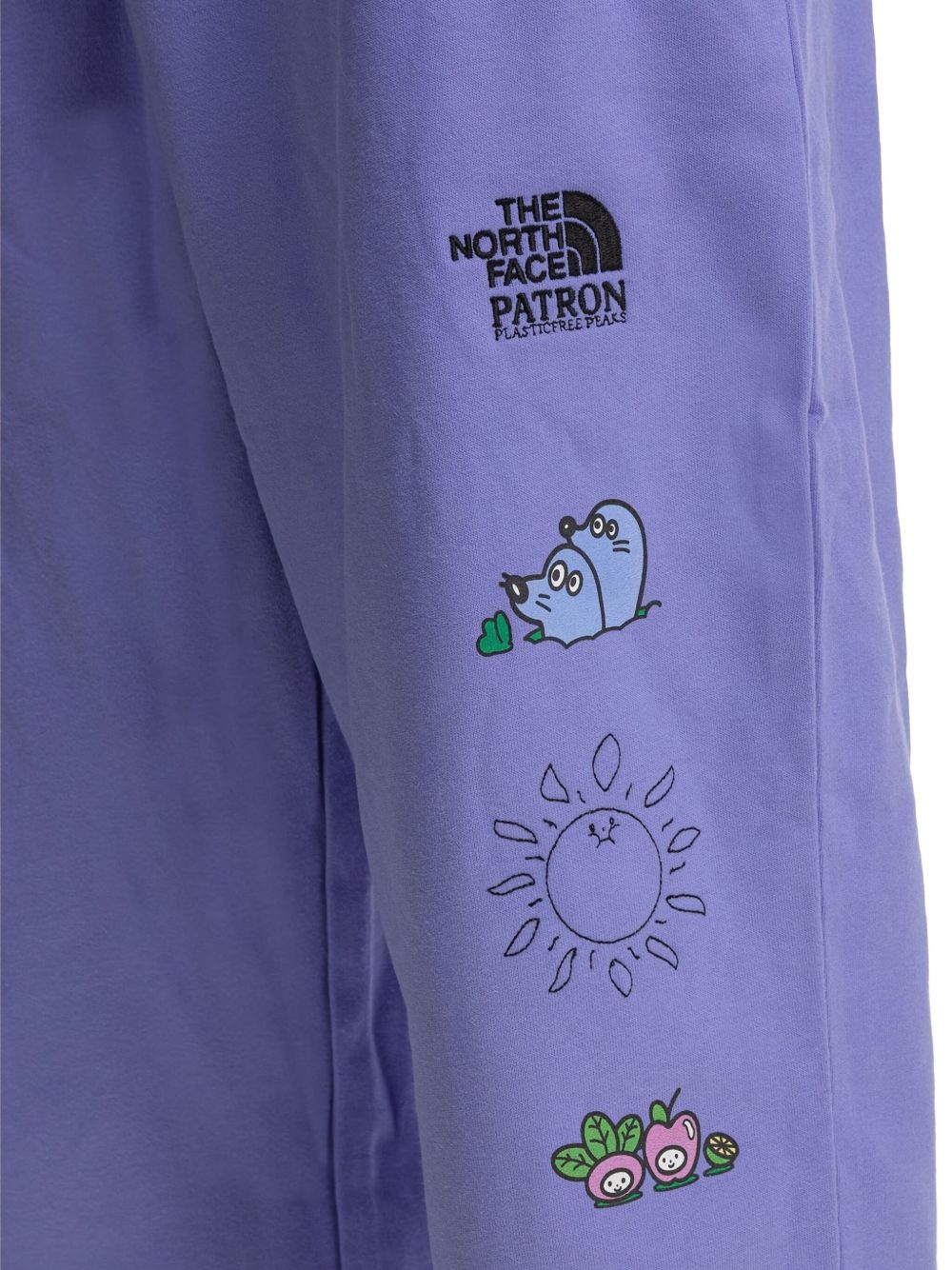 Mountain Cleanup cotton track pants - 4