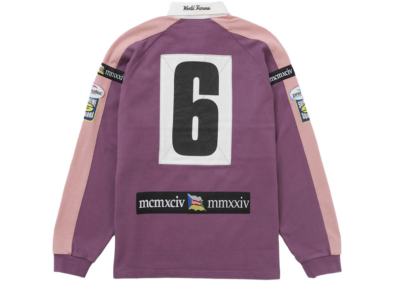 Supreme Supreme Chest Stripe Rugby Purple outlook