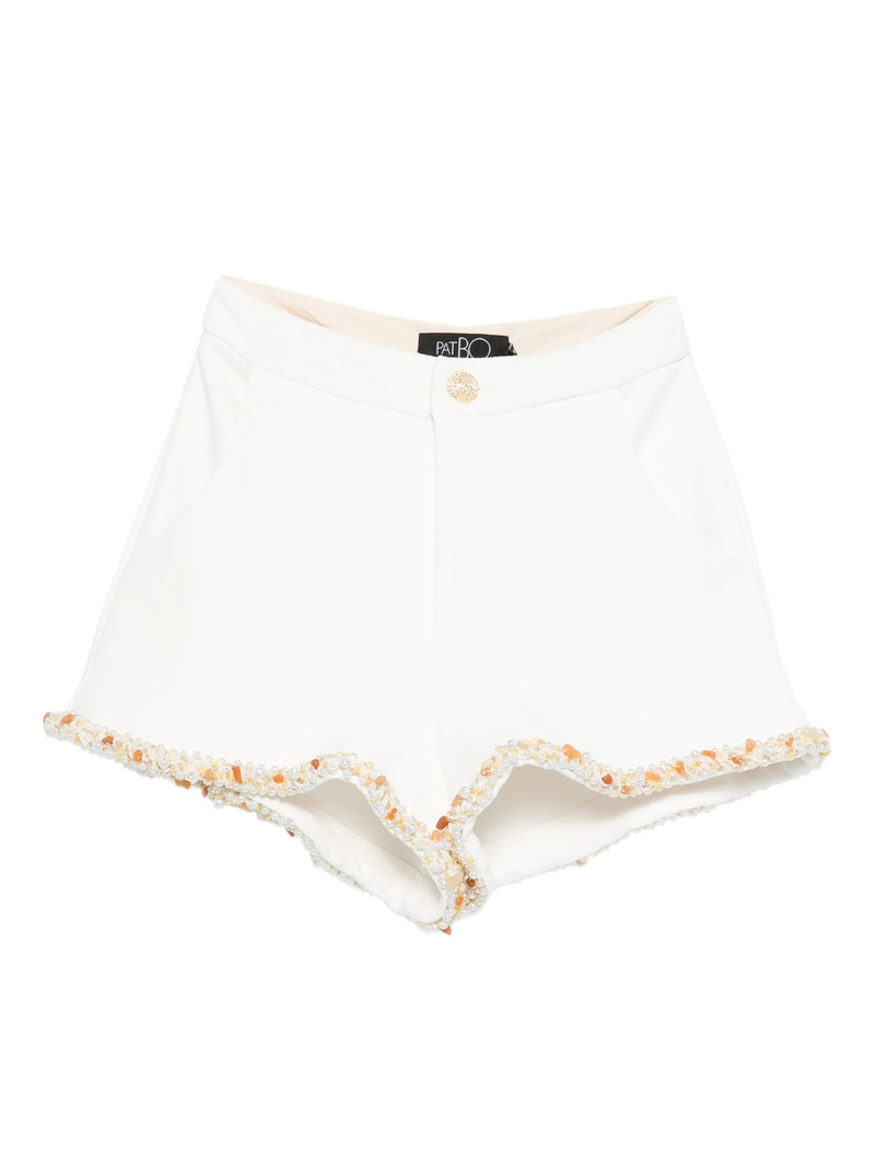 Patbo Embellished Trim Shorts 1