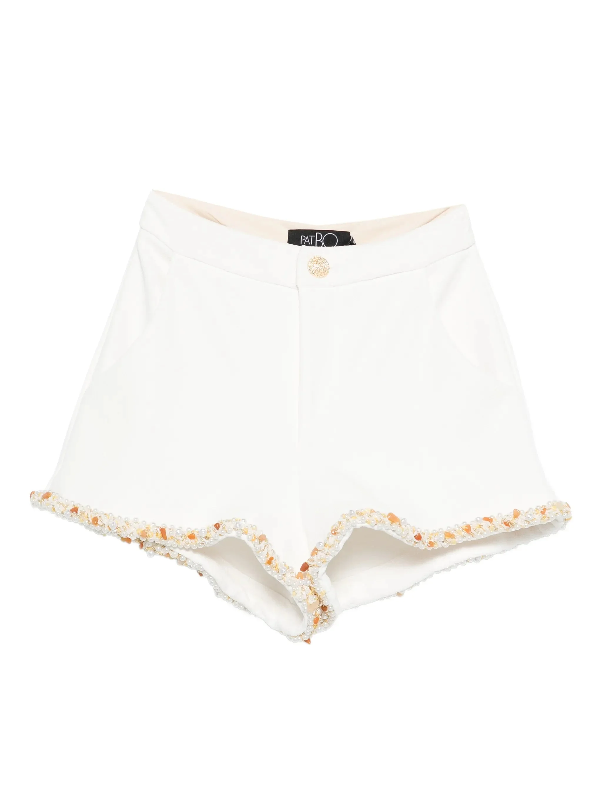 Patbo Embellished Trim Shorts - 1