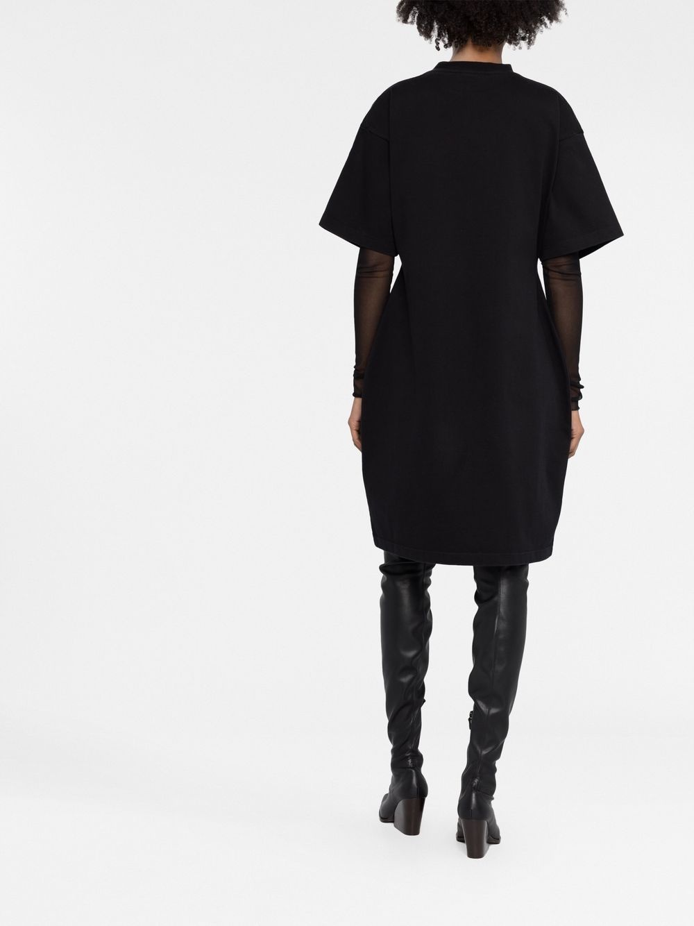 Hourglass cotton T-shirt dress - 6