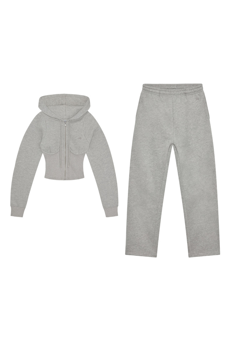 SADIE TOP + ZEV PANT - GREY 1