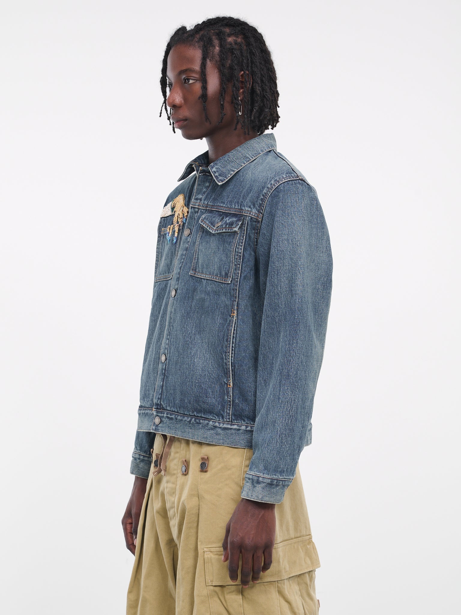 UNDERCOVER Hand Denim Jacket | hlorenzo | REVERSIBLE