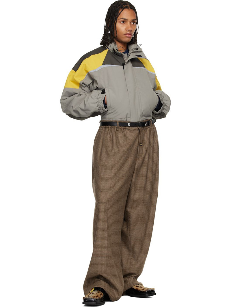 Martine Rose Gray Shrunken Sports Jacket outlook
