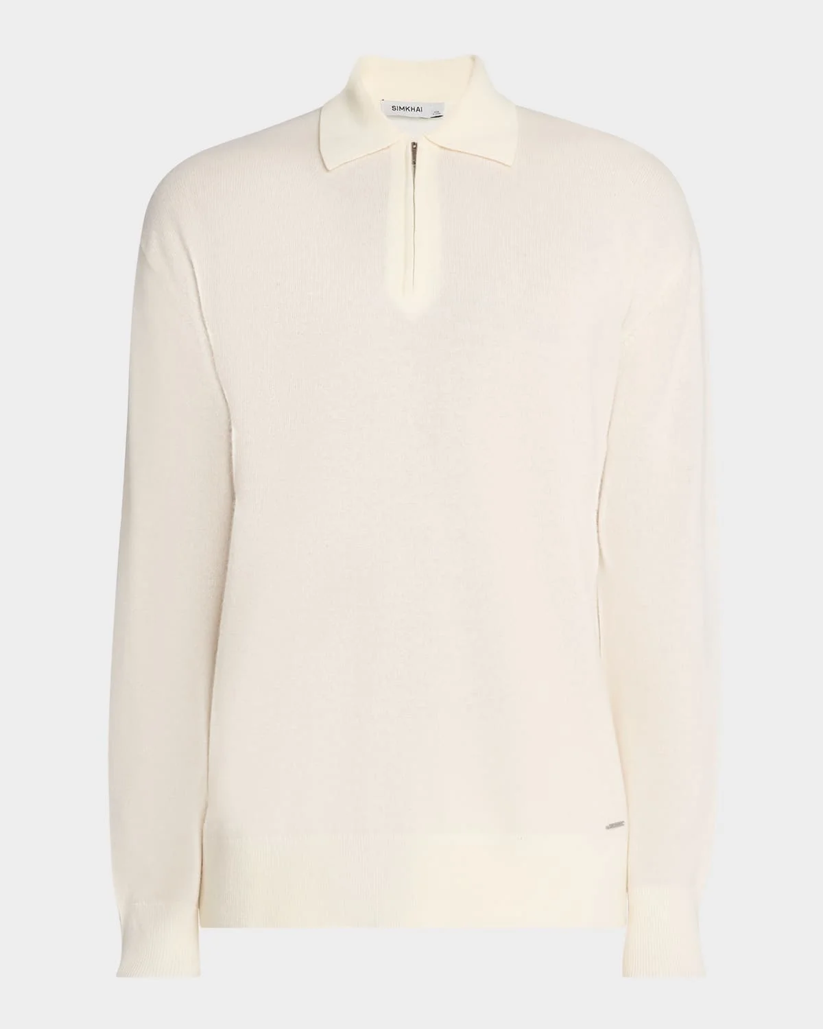 Men's Geoff Cashmere Quarter-Zip Sweater - 1