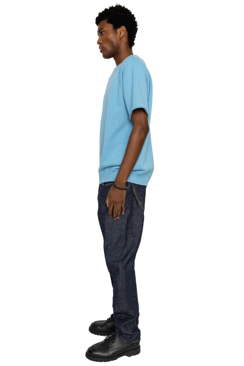 BEAMS PLUS Sweat Short Sleeve Cut-Off - Sax outlook