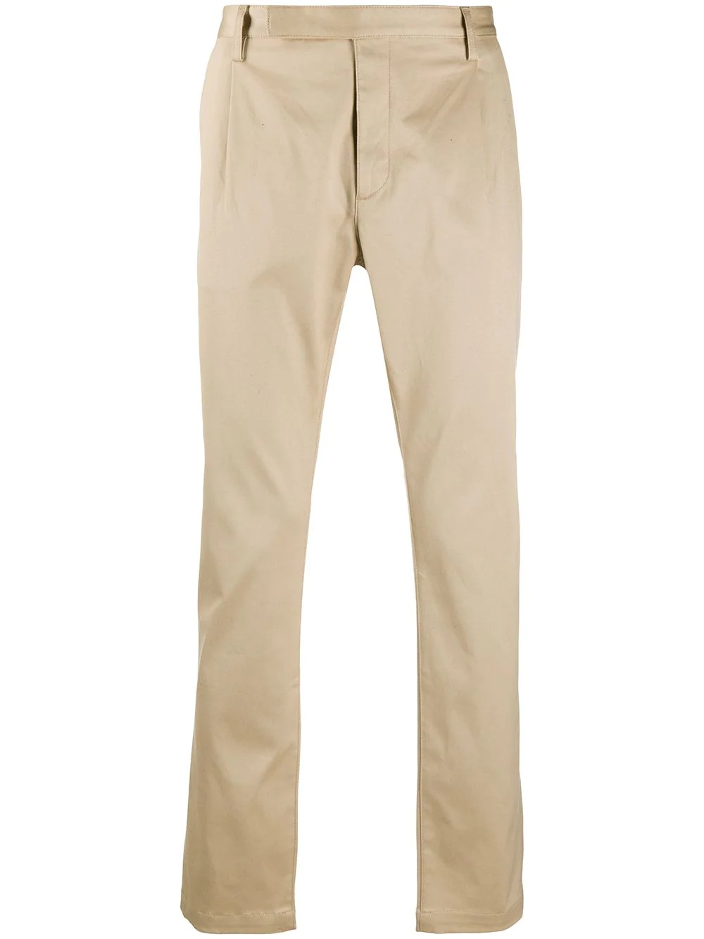 casual straight-leg trousers - 1