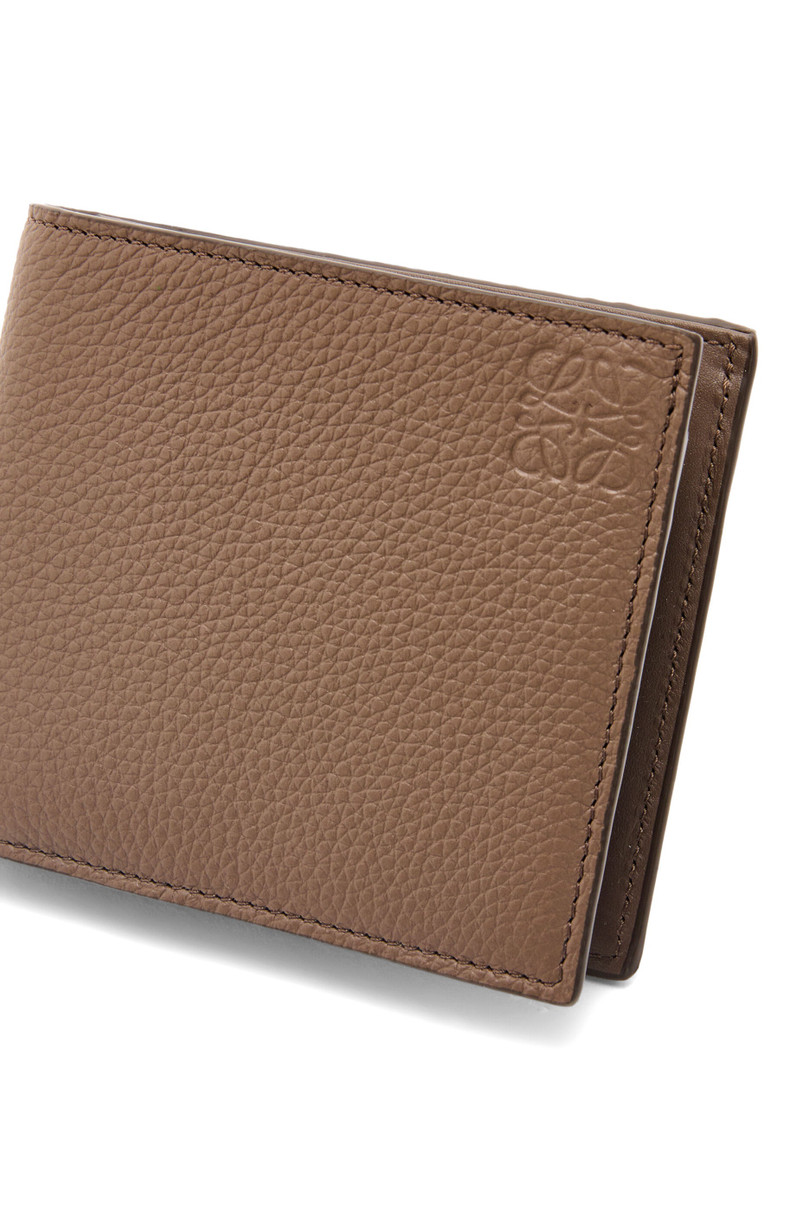 Bifold coin wallet in soft grained calfskin 5