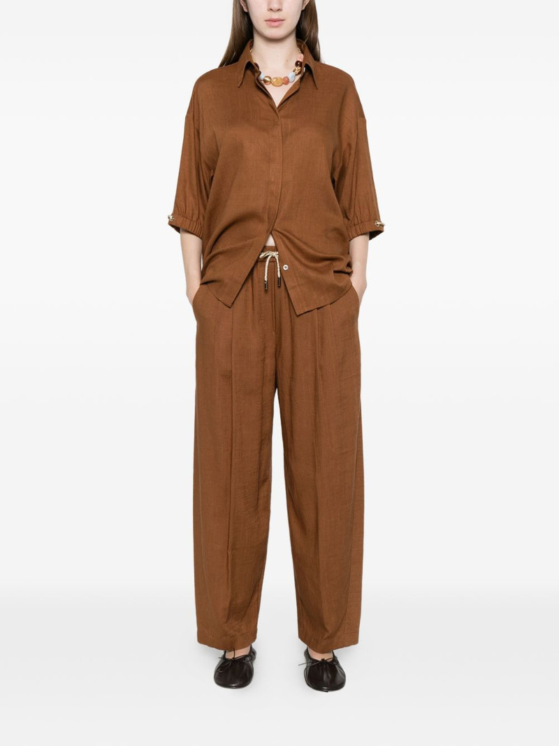 Herno elasticated-sleeves shirt outlook