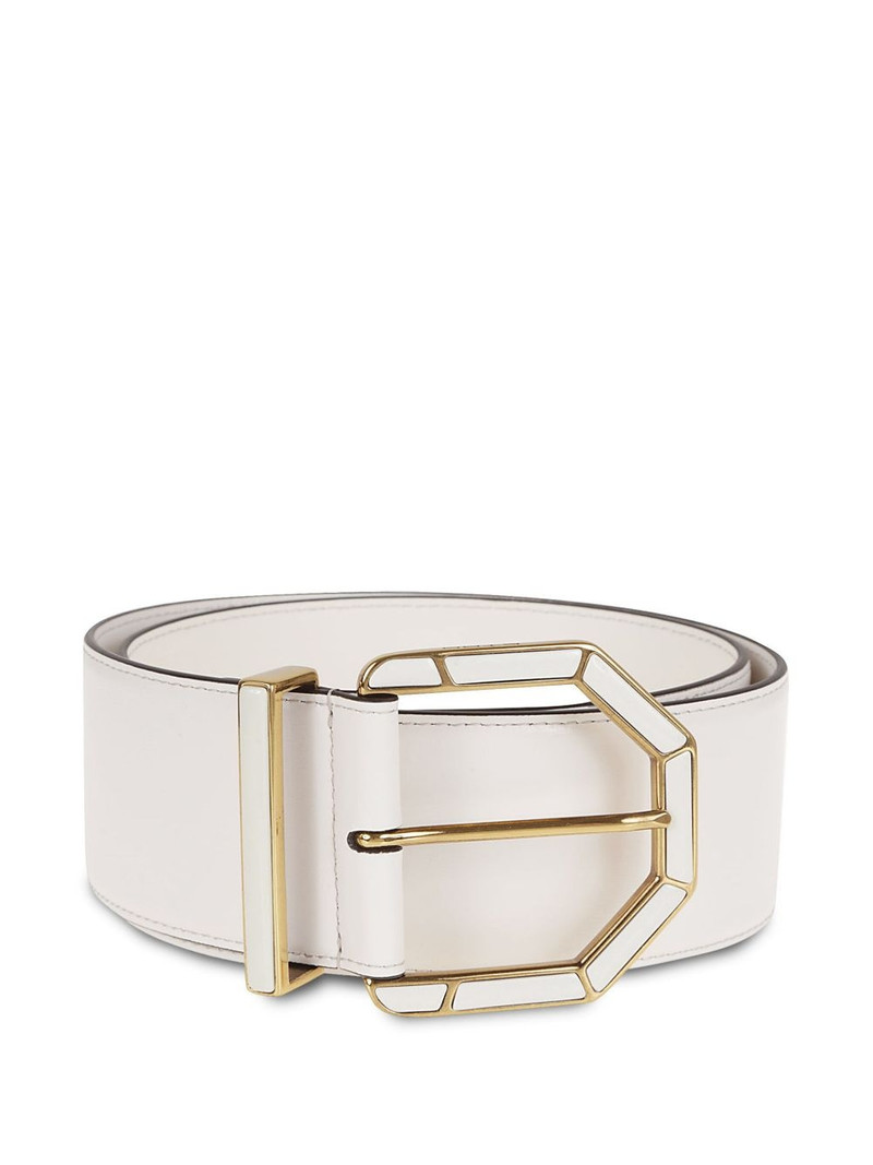 Etro geometric-buckle belt outlook