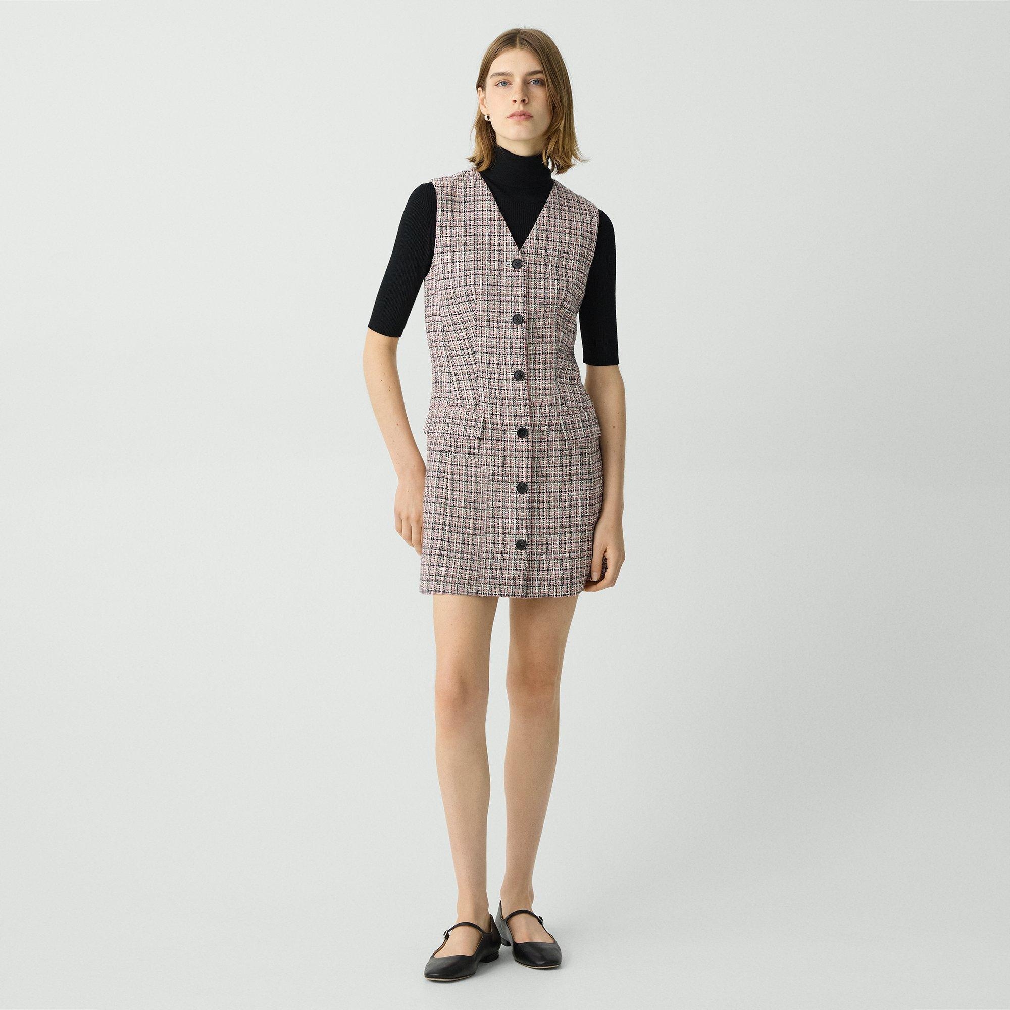Sleeveless Blazer Dress in Cotton-Blend - 2