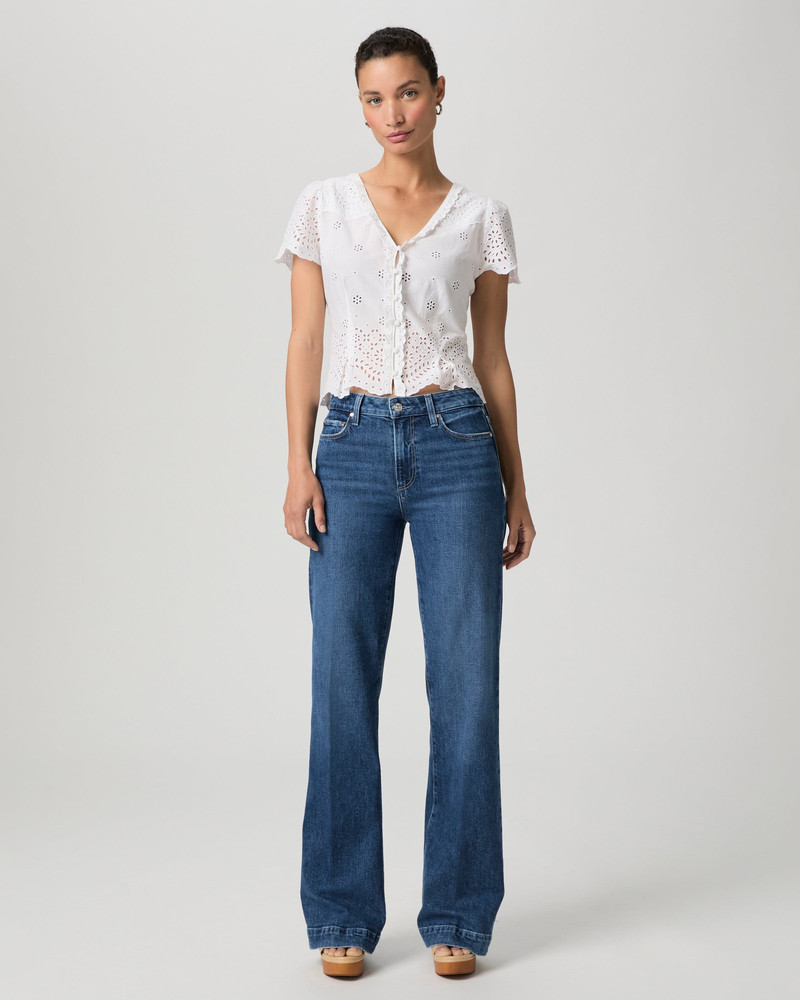 PAIGE Leenah 32" Wide Leg Jean outlook