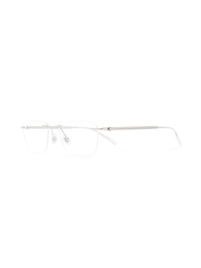 Montblanc square frame glasses outlook