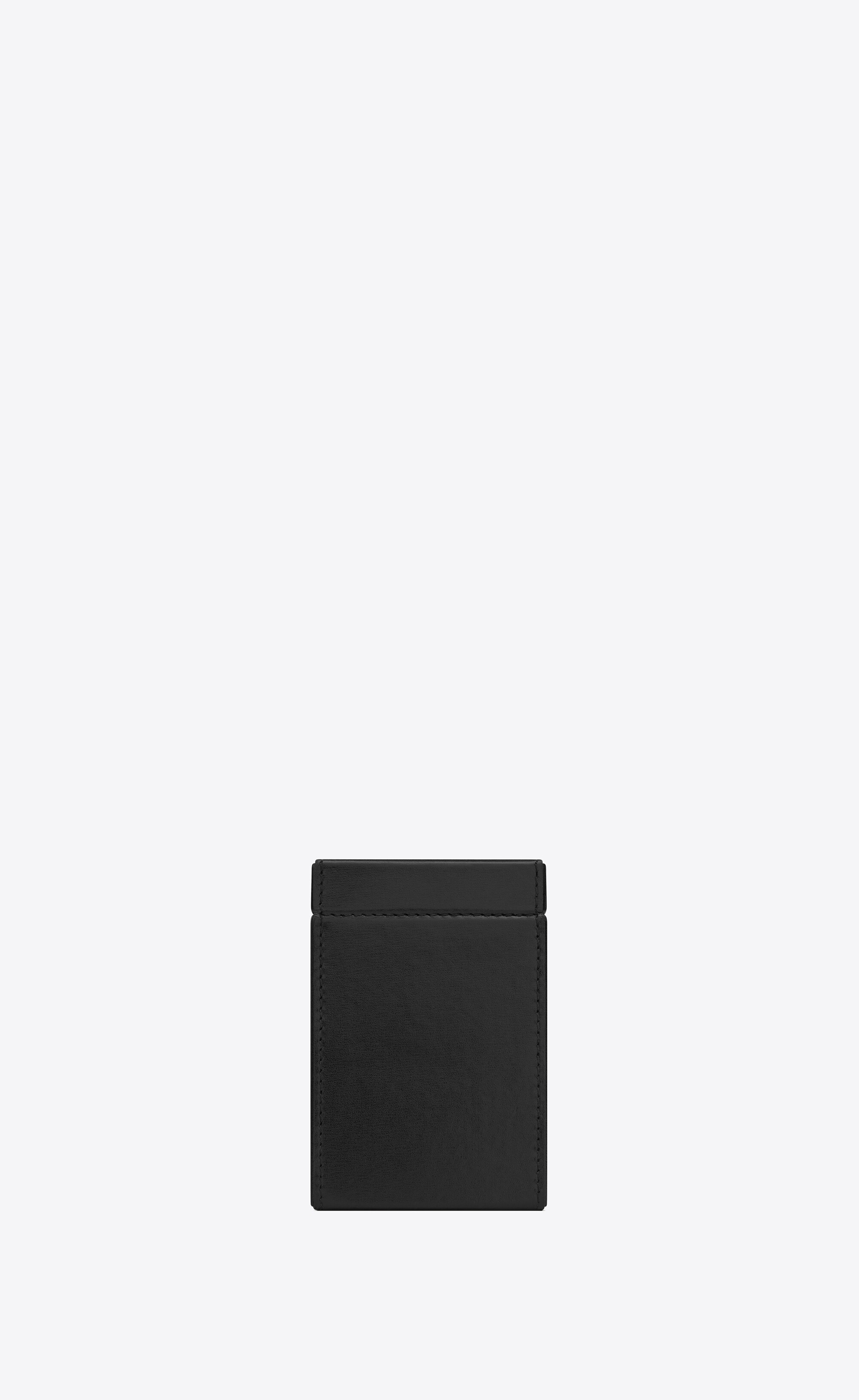 saint laurent paris cigarette box in smooth leather - 2