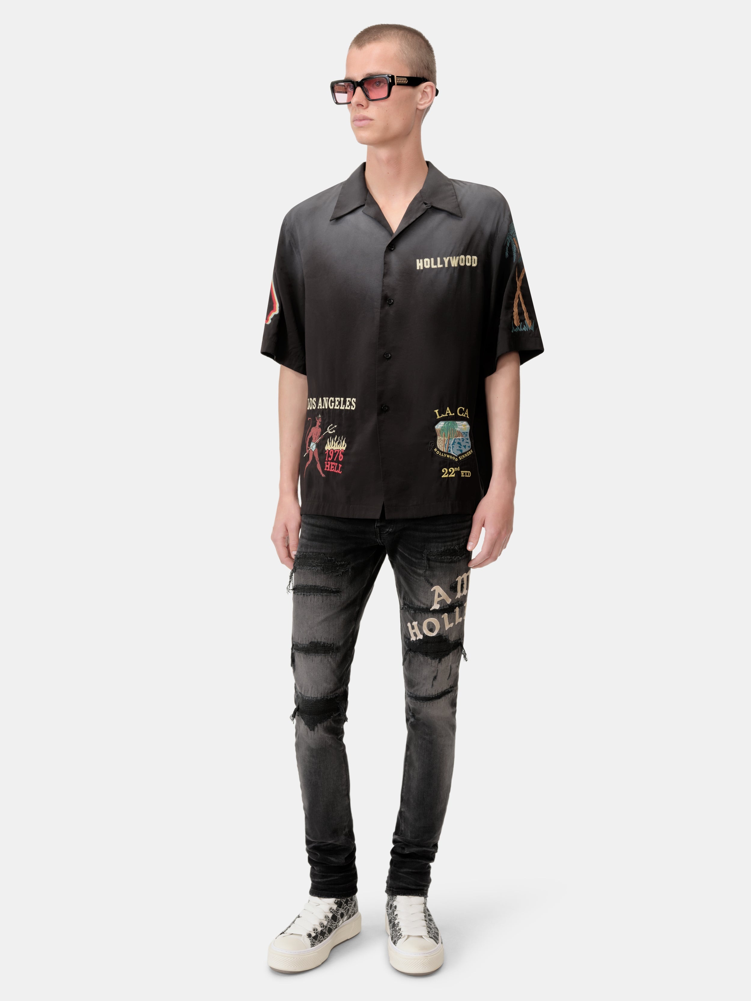 AMIRI HOLLYWOOD REPAIRED JEAN - 3