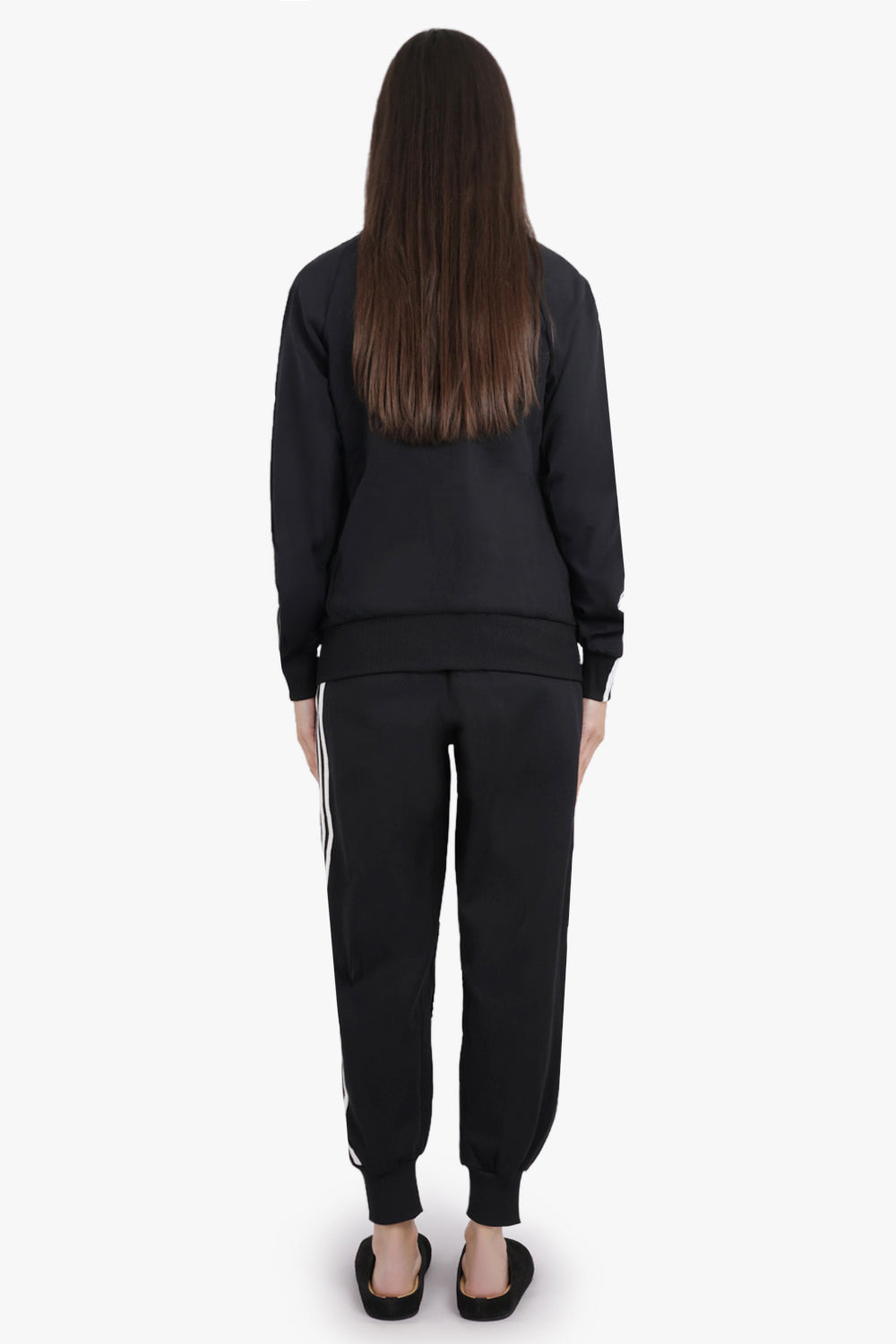3 STRIPES TRACK JACKET | BLACK/WHITE - 5