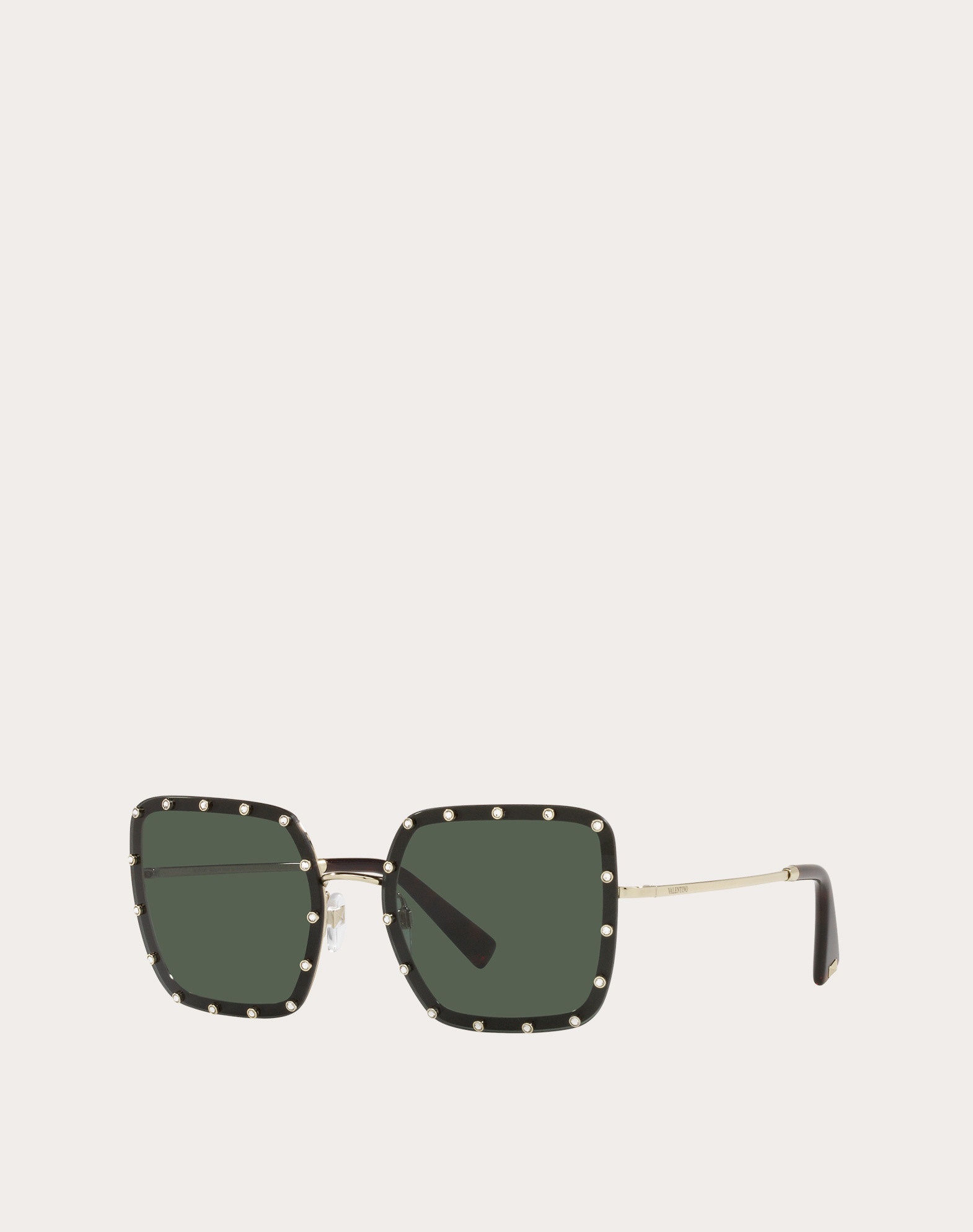 SQUARED METAL FRAME WITH CRYSTAL STUDS - 2