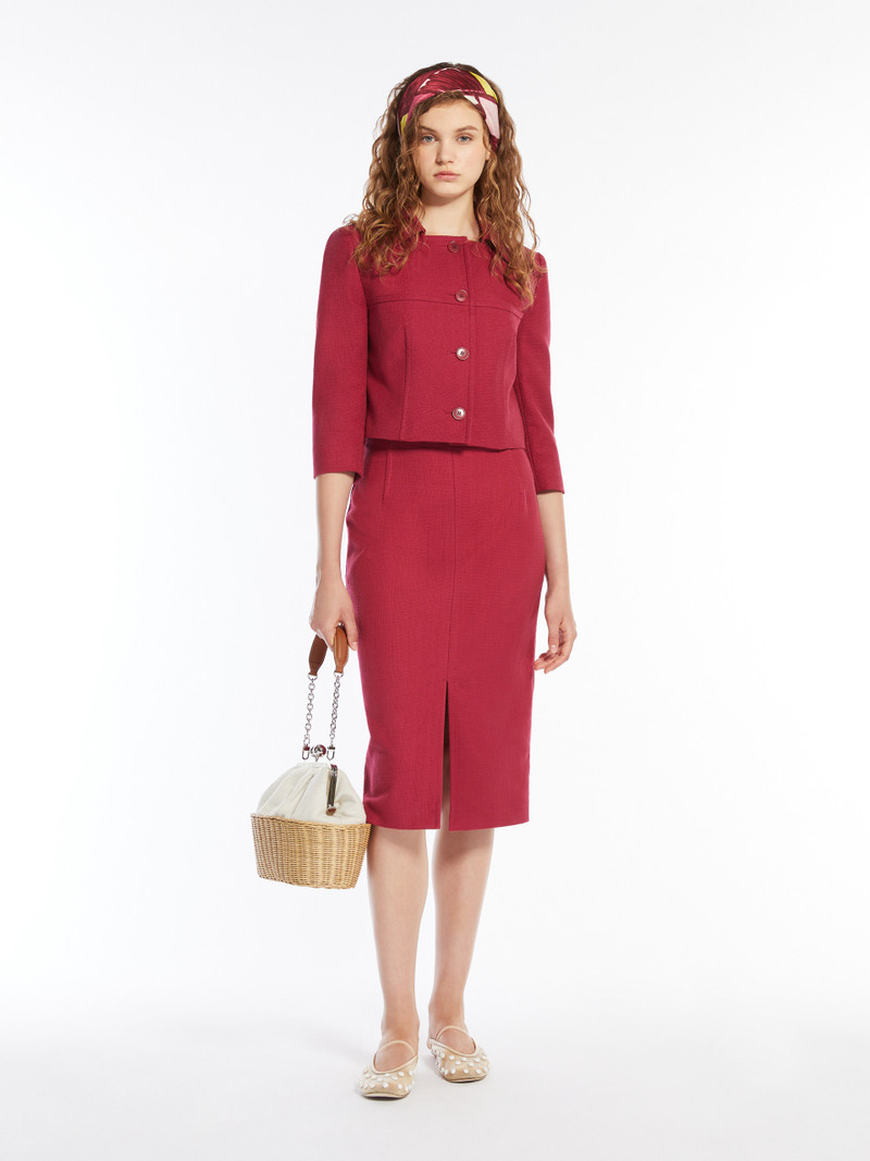 WEEKEND Max Mara USSITA Cotton cropped jacket outlook