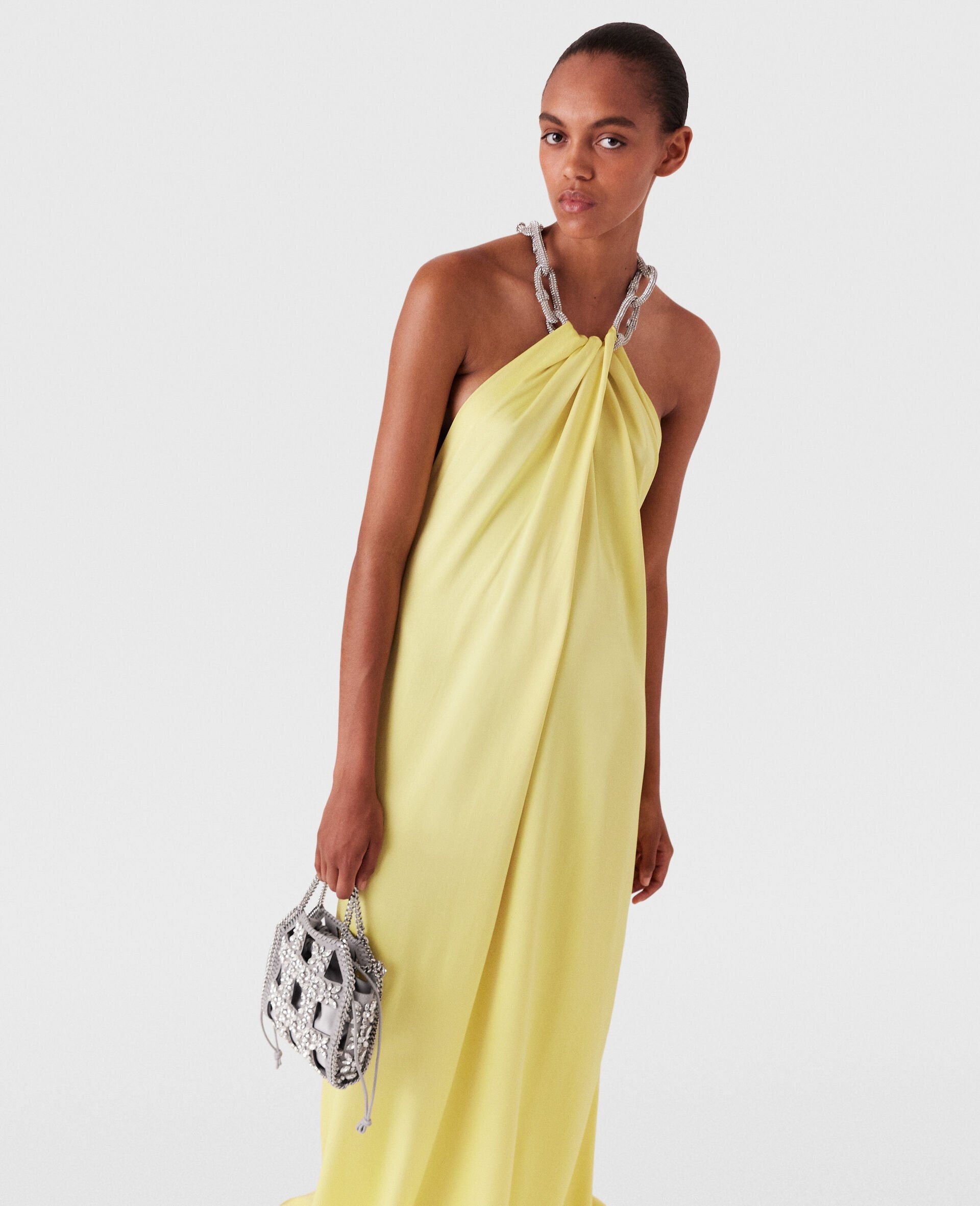 Crystal Chain Halterneck Dress - 4