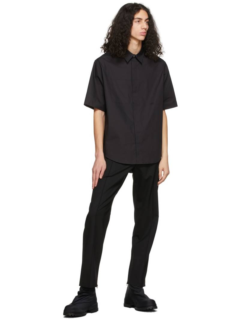 424 Black Wool Trousers outlook