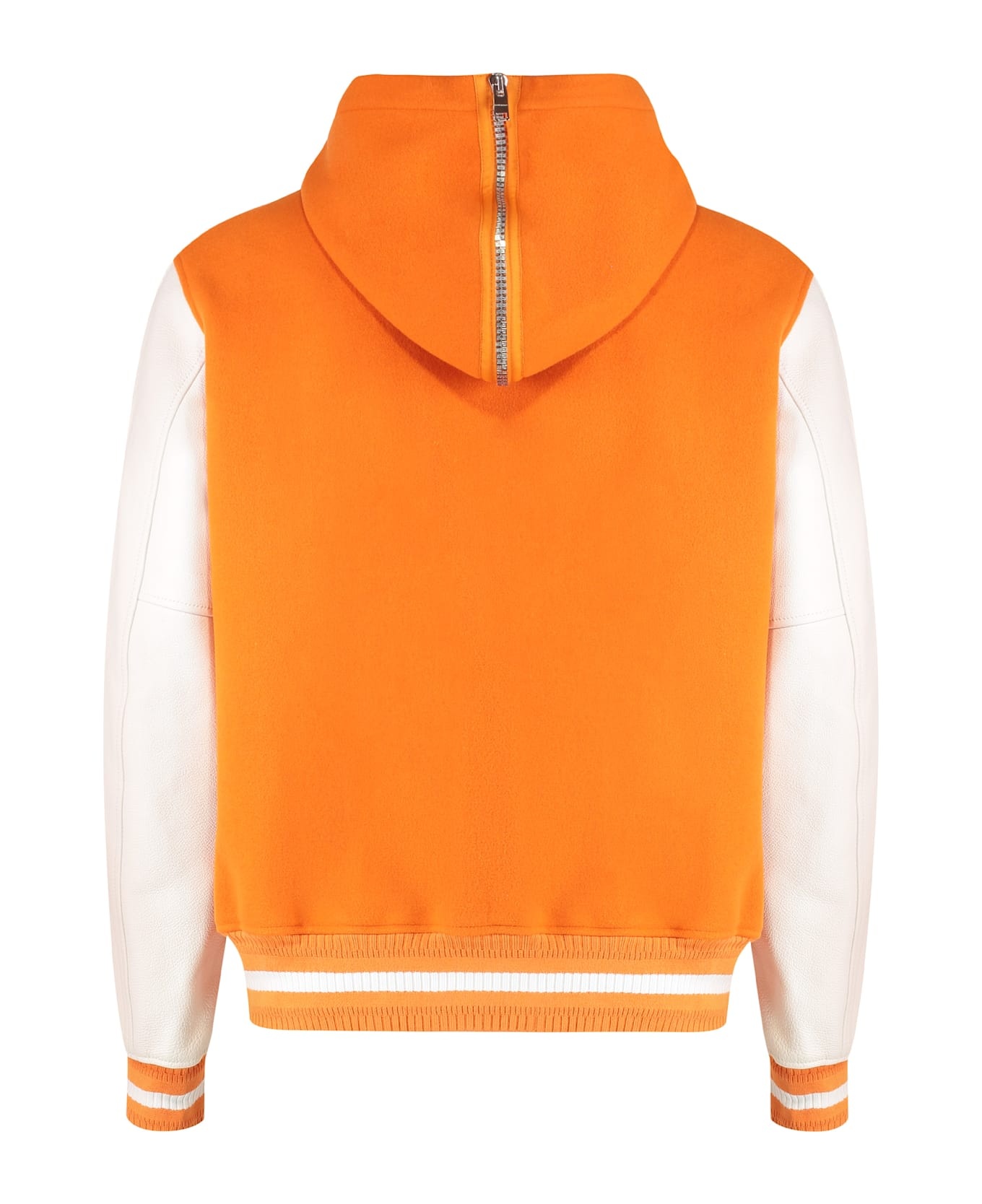 Wool And Leather Bomber Jacket - 2