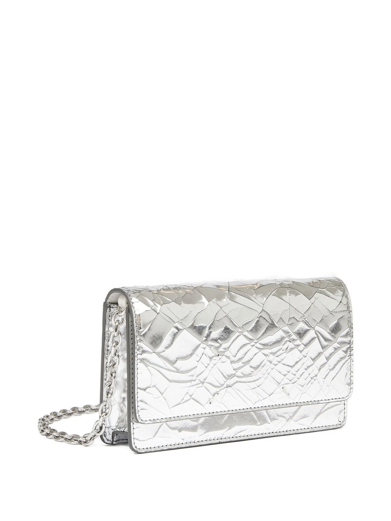 Maison Margiela Maison Margiela Chain Cracked-effect Leather Shoulder Bag outlook