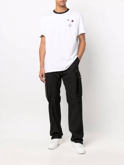 Fred Perry safety pin-detail short-sleeve T-shirt outlook