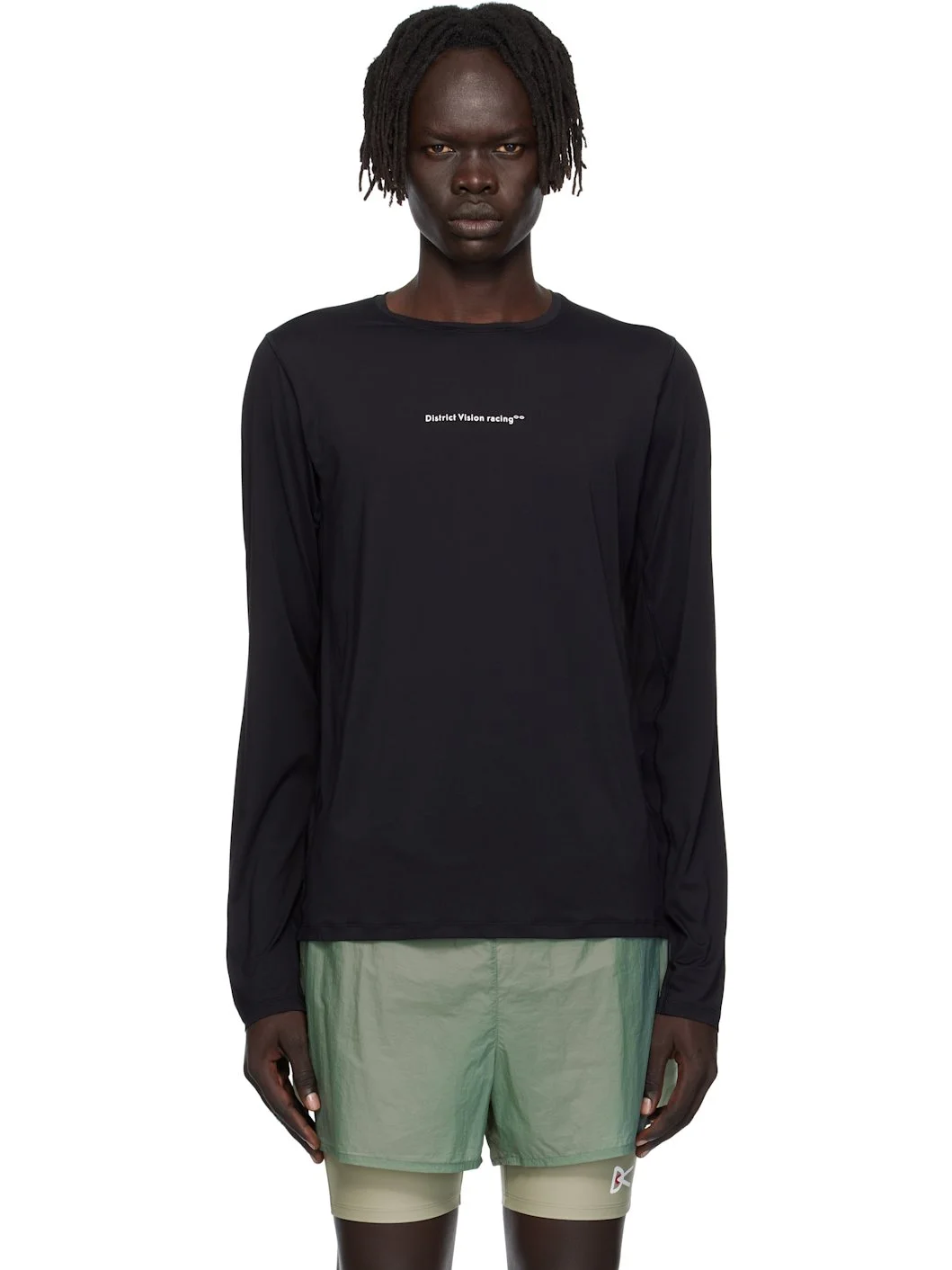 Black Ultralight Aloe Long Sleeve T-shirt - 1