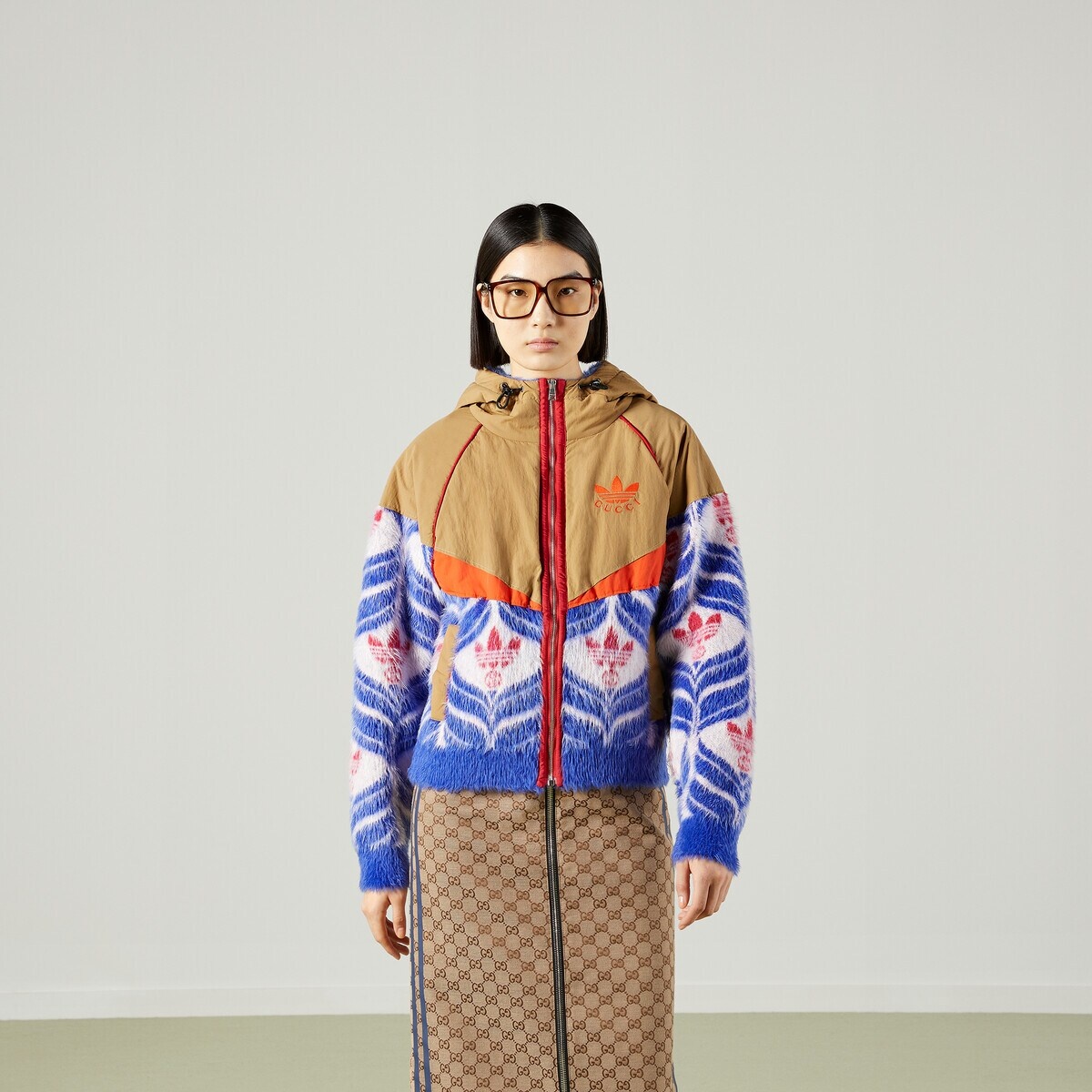 adidas x Gucci GG Trefoil bomber - 6