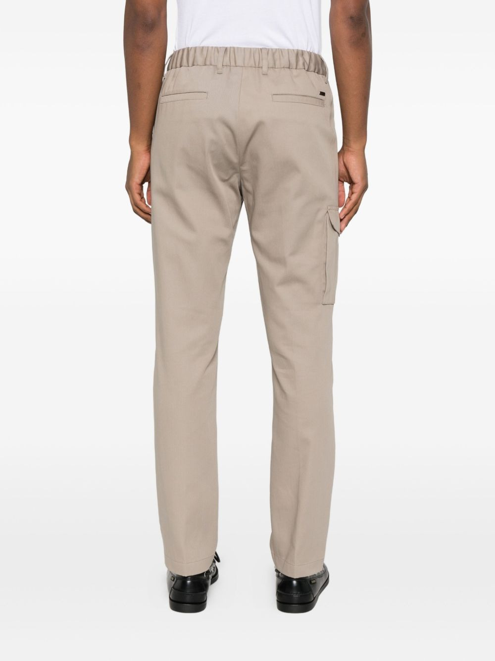 drawstring cargo trousers - 4
