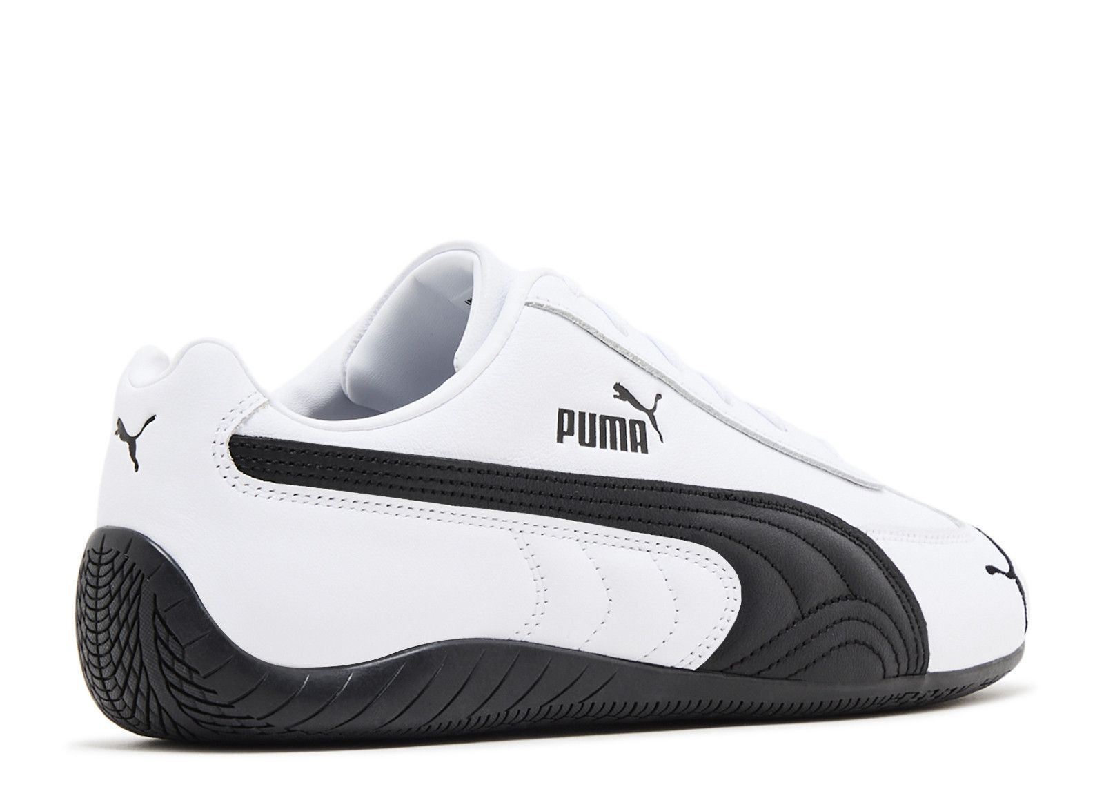 SPEEDCAT LEATHER 'WHITE BLACK' - 3