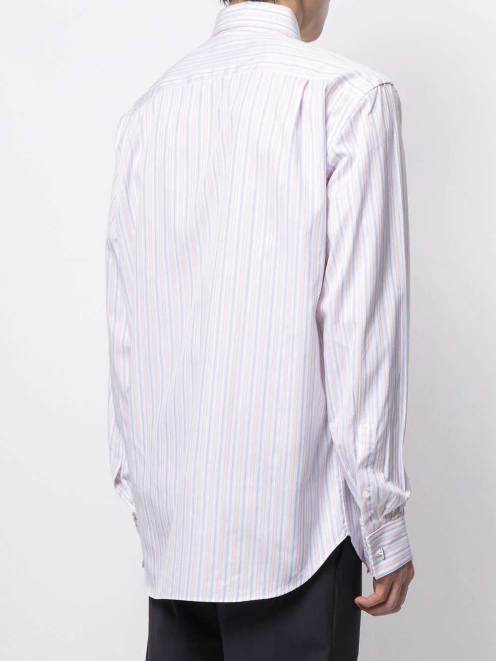 multi-stripe cotton shirt - 4