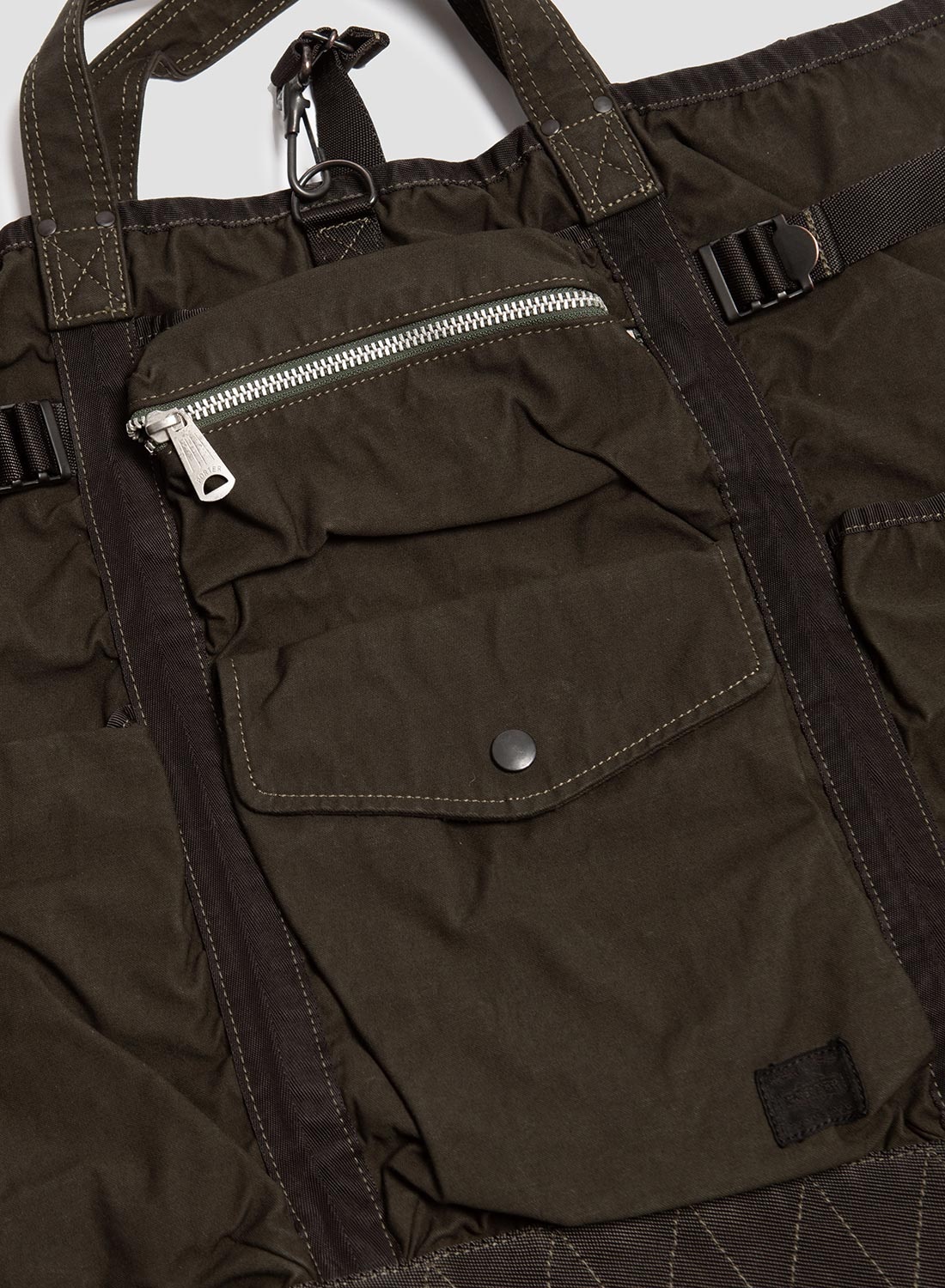 Porter-Yoshida & Co Crag 2Way Rucksack in Khaki - 6