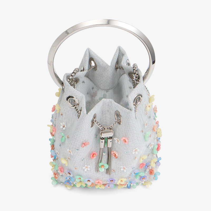 Bon Bon
Silver Mesh Bag With Embroidered Daisies 4