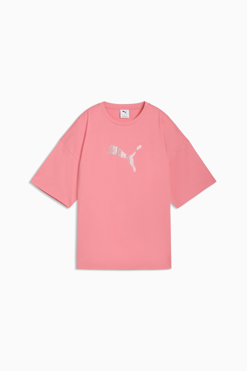 Essentials Graphics Bedazzled Women's Oversized Tee 1