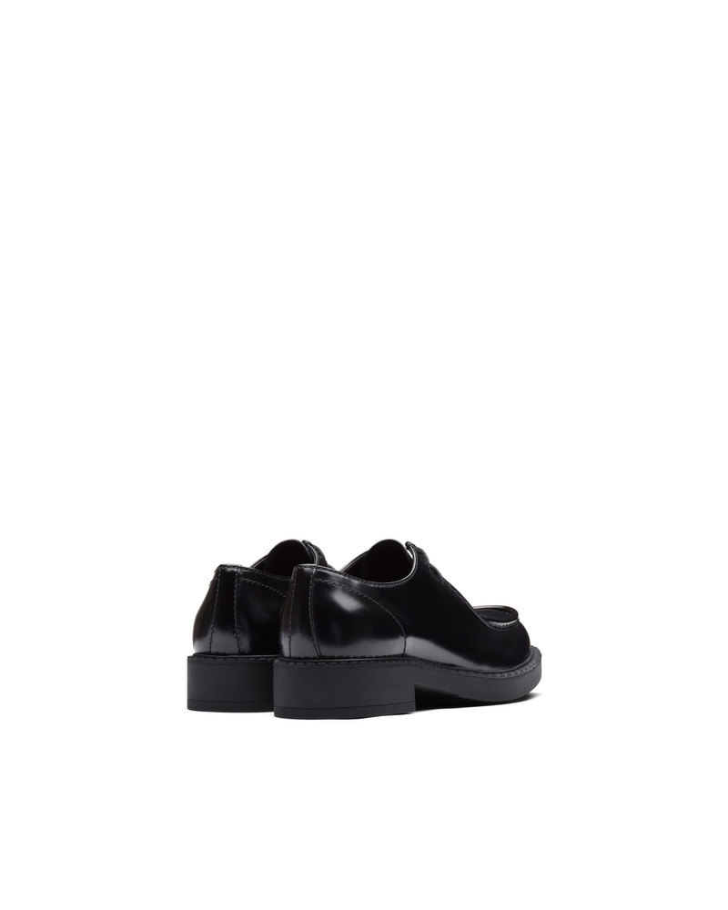 Brushed leather lace-up shoes 5