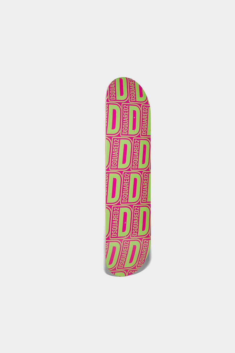 ALL OVER D NEON SKATEBOARD - 2