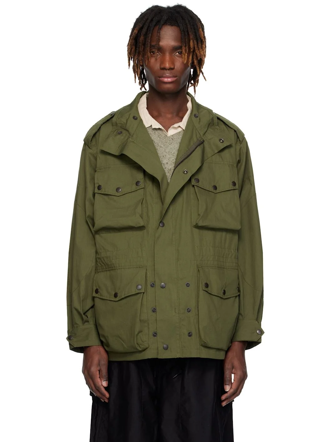 Khaki Field Coat - 1