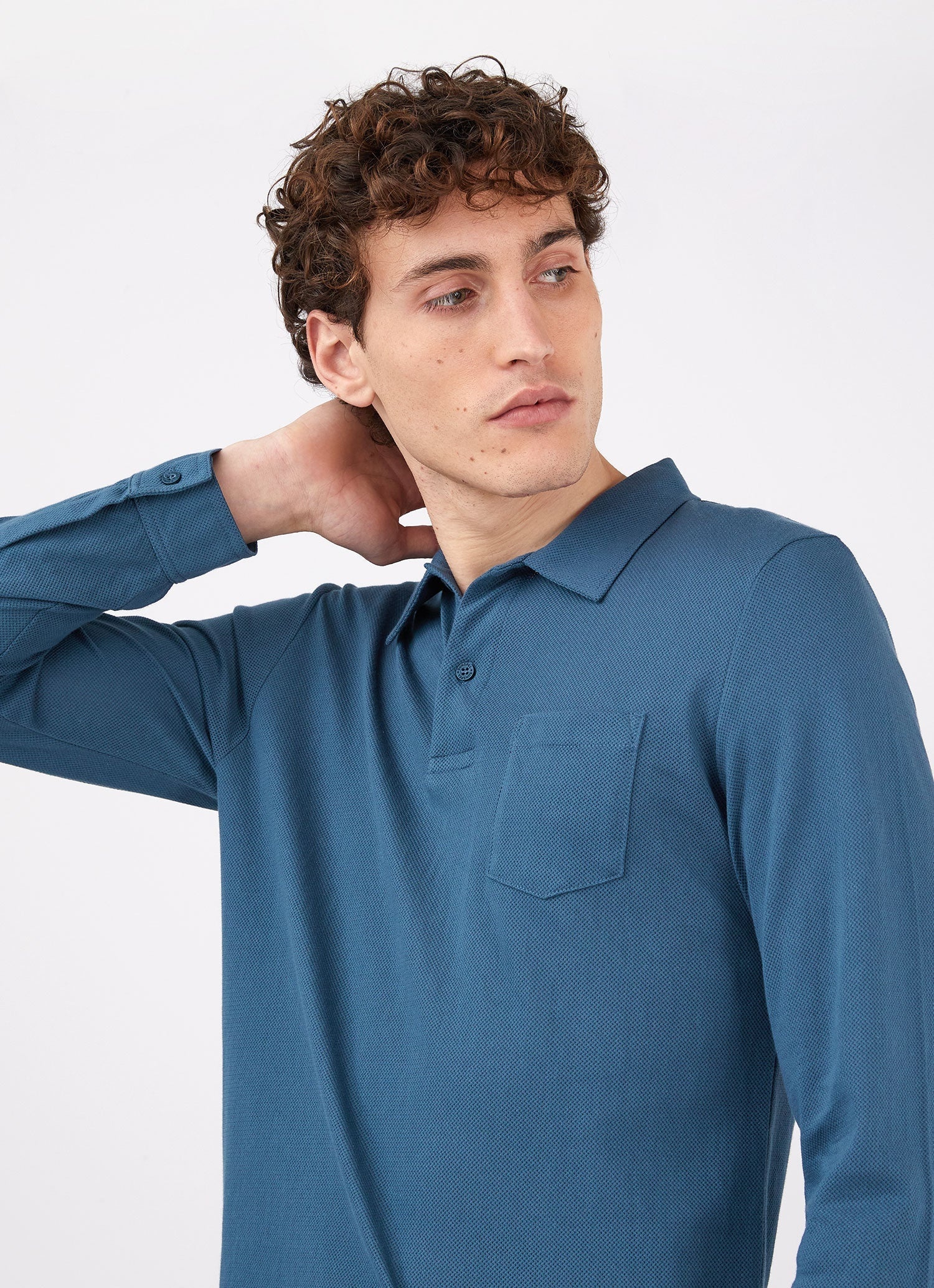 Riviera Long Sleeve Polo Shirt - 5