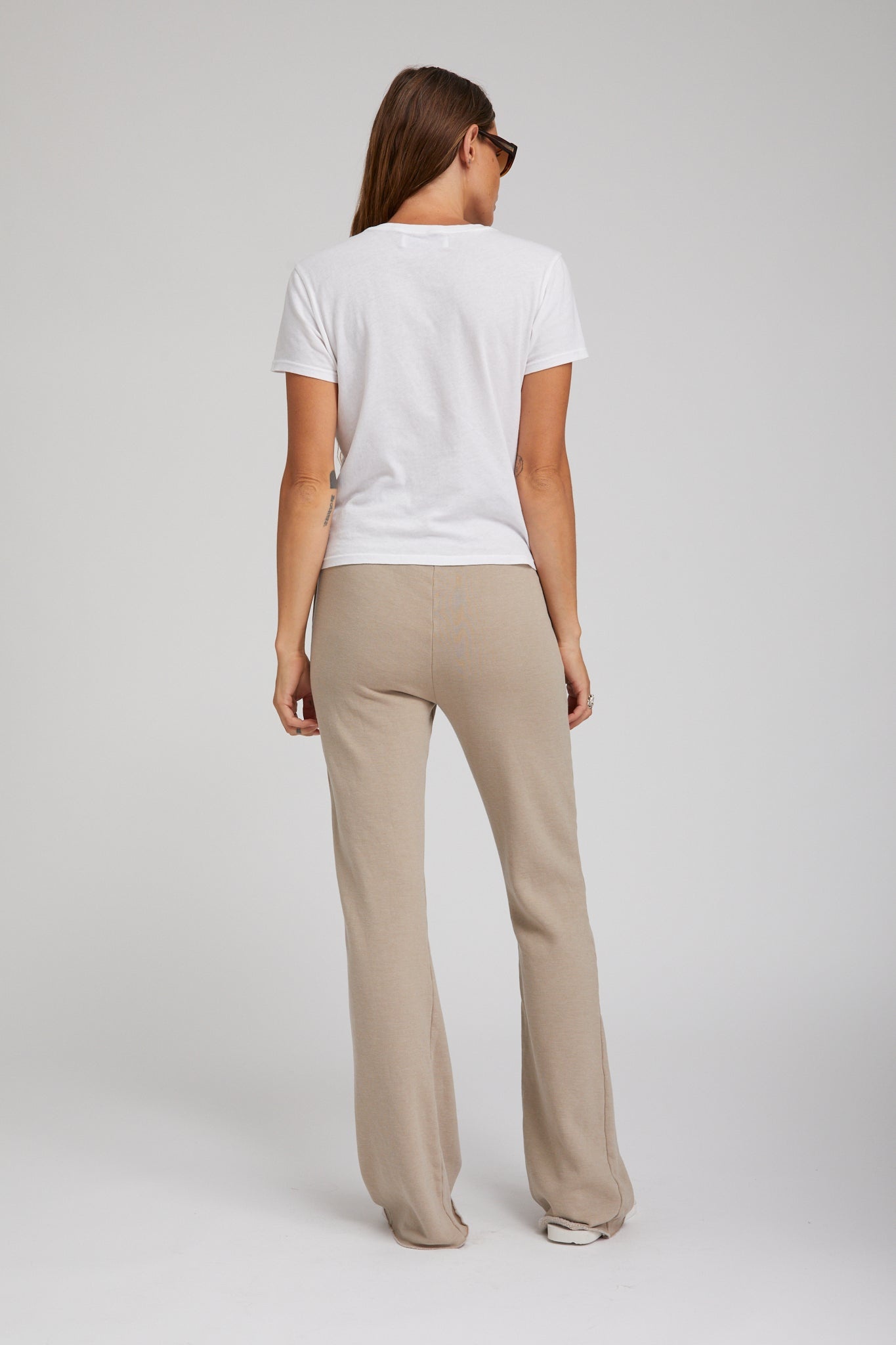 KHAKI STRAIGHT LEG SWEATPANTS - 3
