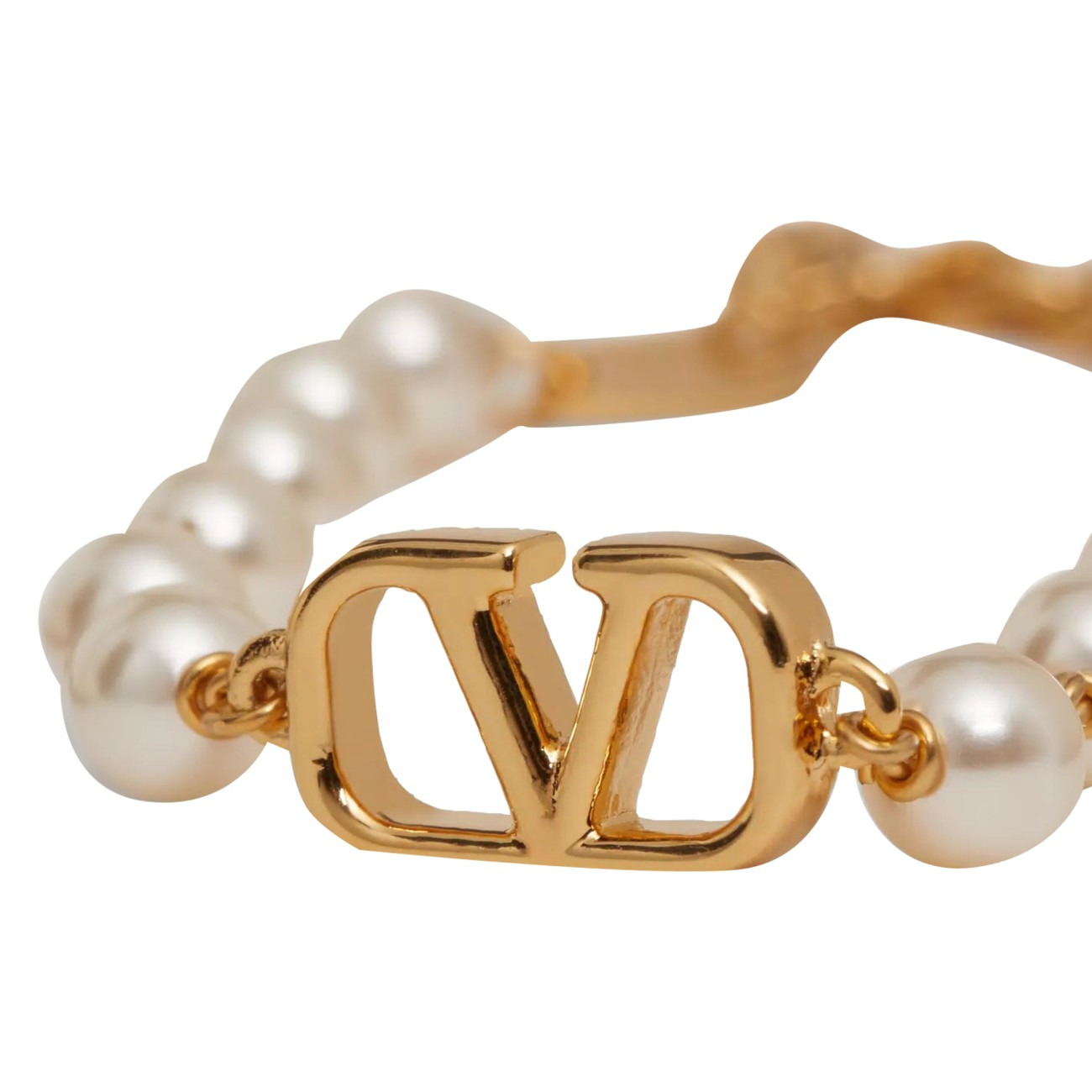 Valentino Garavani Women Vlogo Signature Pearl Bracelet - 2