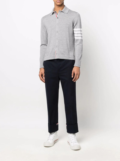 Thom Browne 4-Bar knitted cardigan outlook