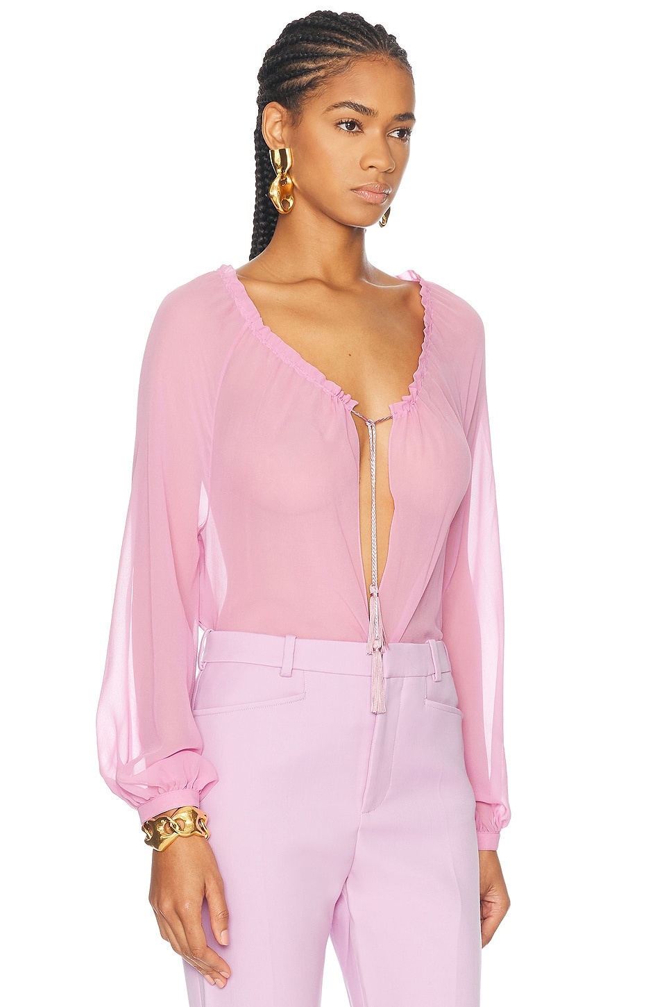 Long Sleeve Blouse - 2