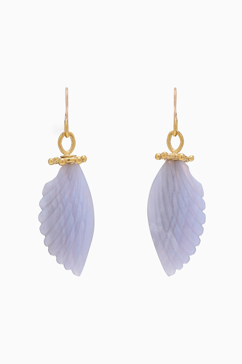 Small Wing Stone Drop Earring 1