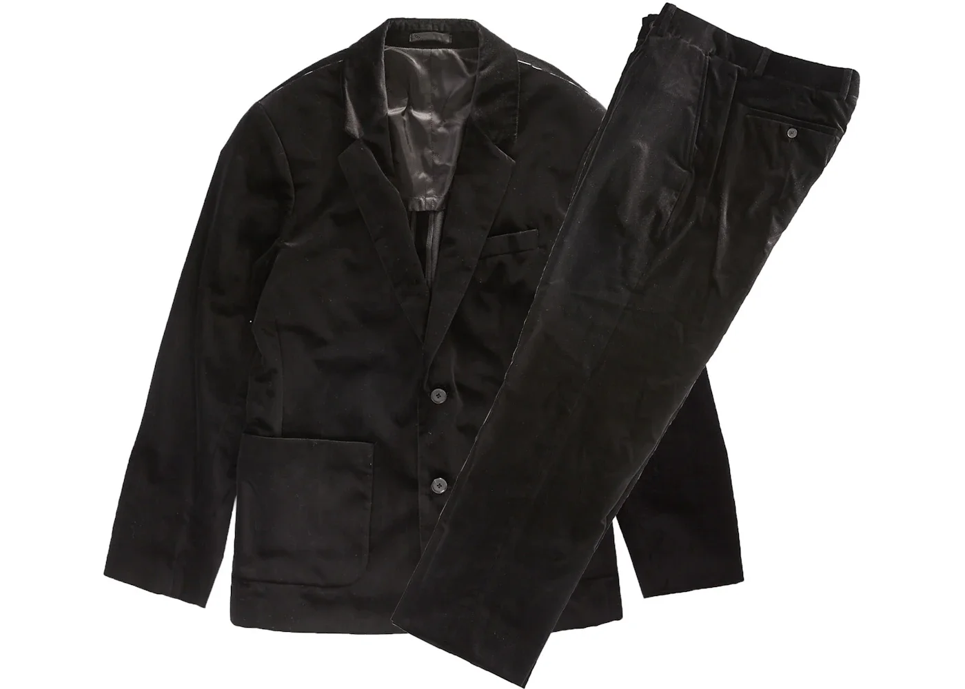 Supreme Velvet Suit Black - 1
