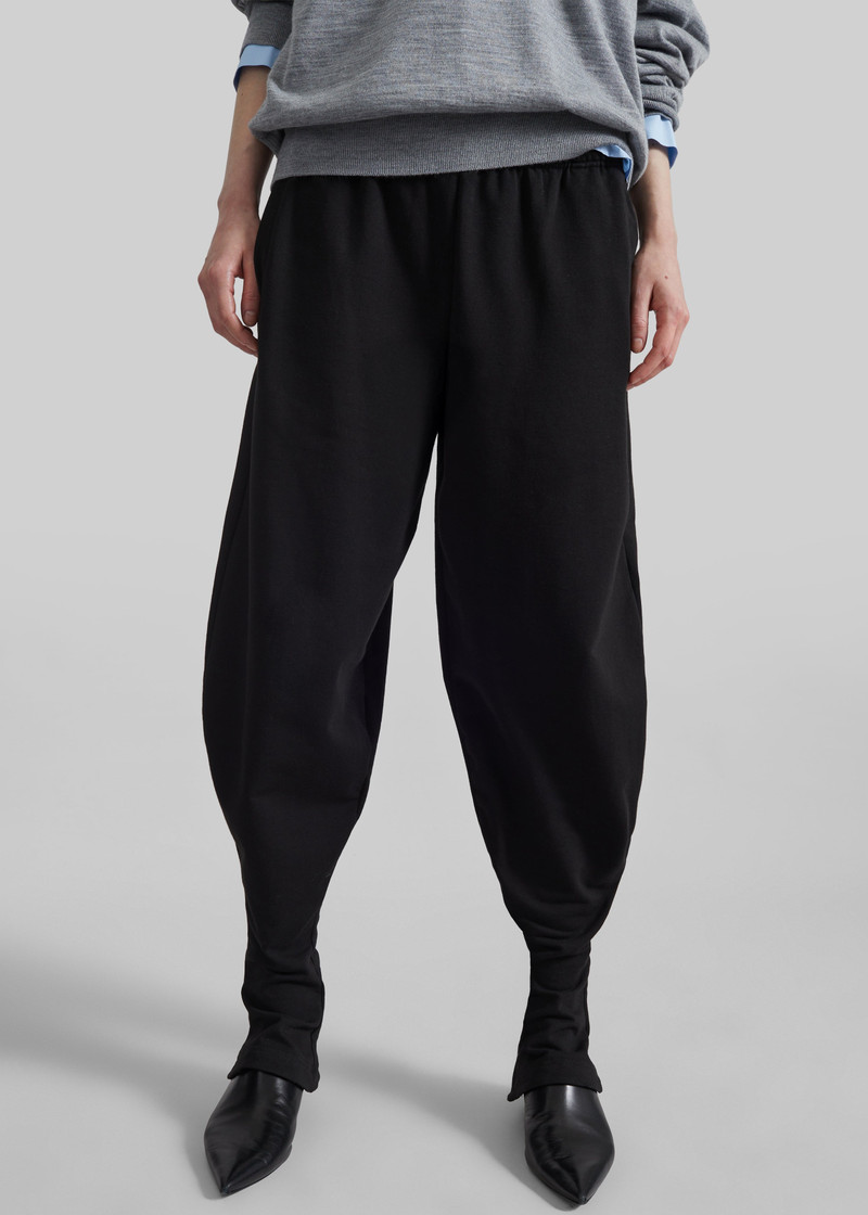 Bercy Curved Jersey Joggers - Black 4