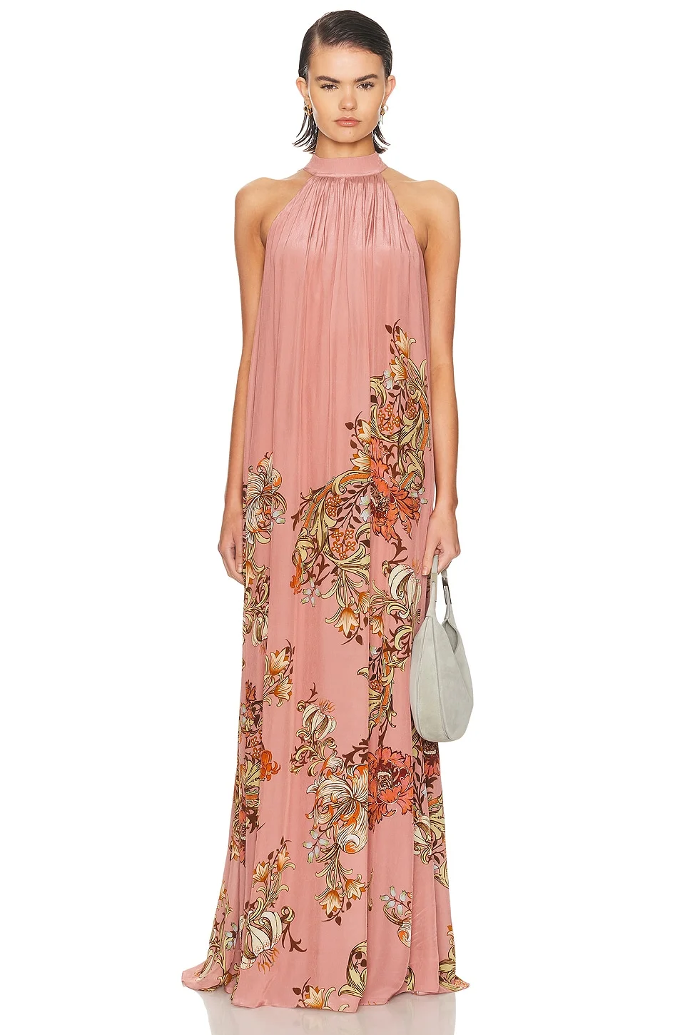 Back Tie Maxi Dress - 1