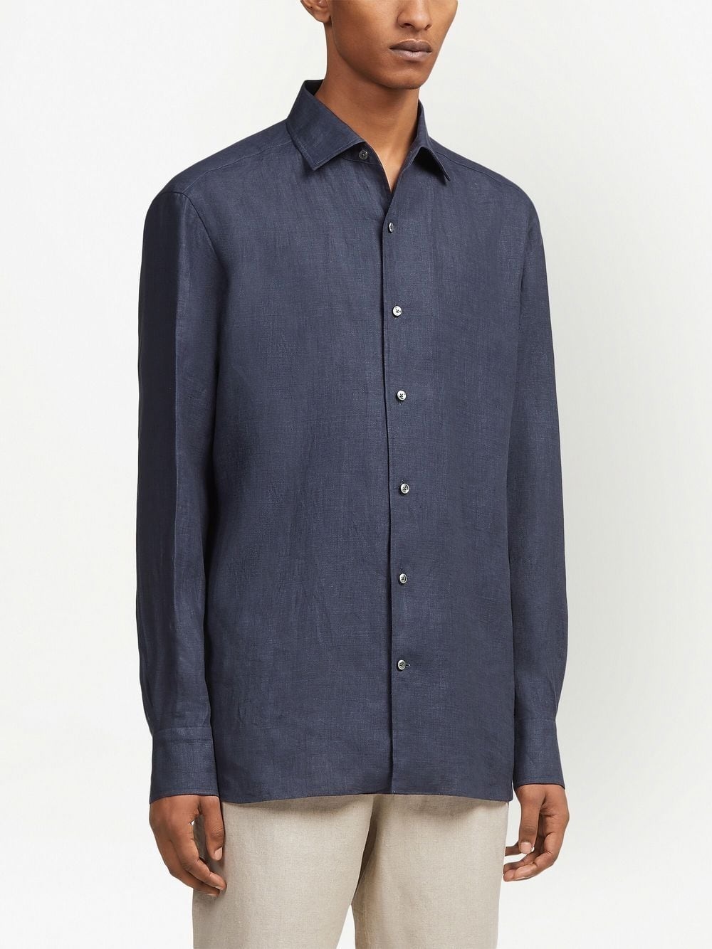 Pure Linen long-sleeve shirt - 2